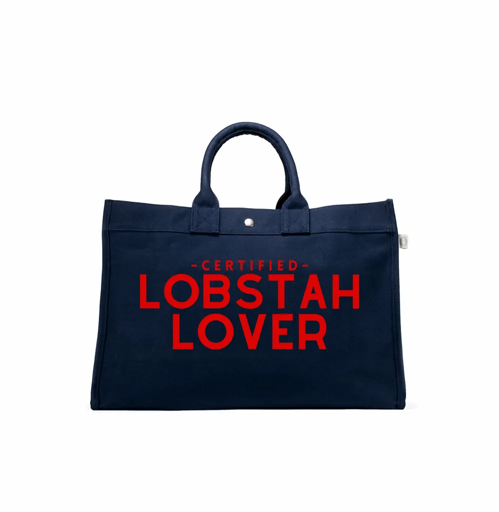 East West Bag Navy  with Certified LOBSTAH LOVER - NEW