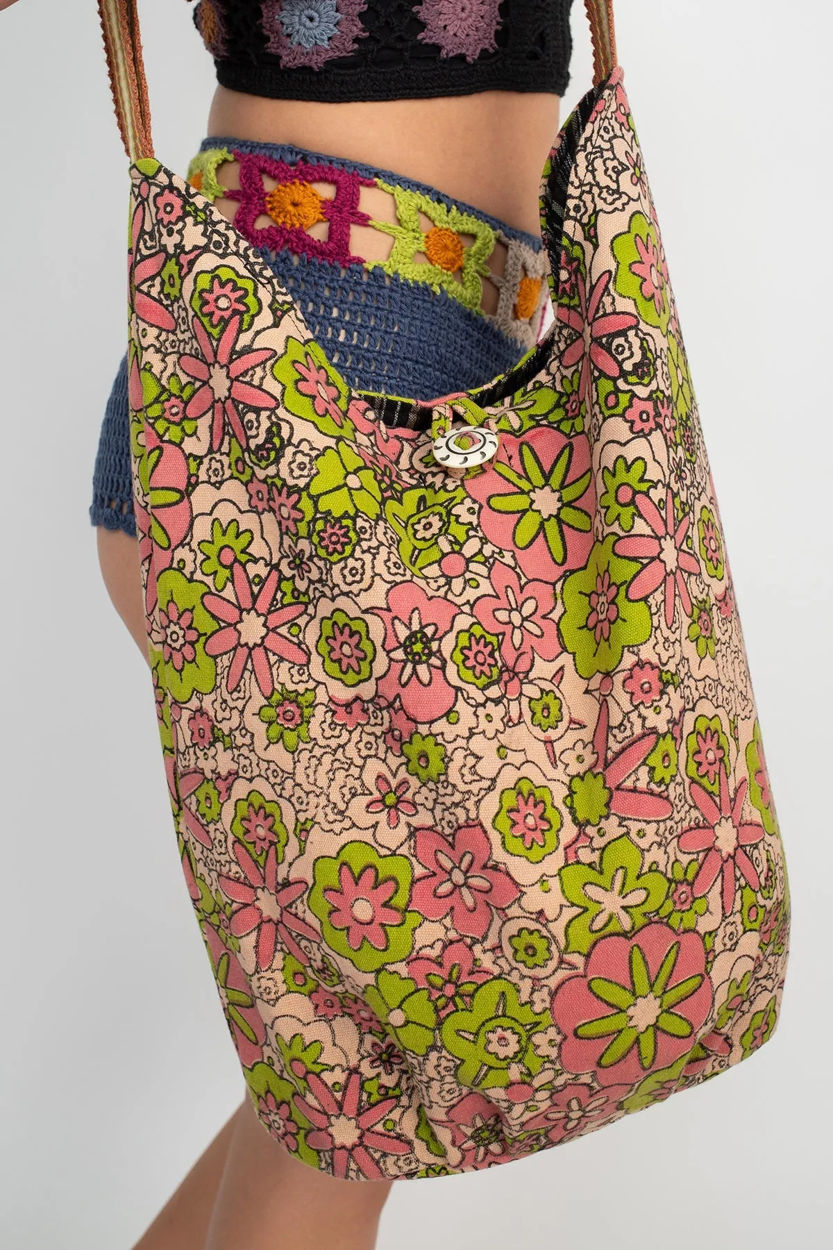 Eclectic Cross Body Hobo  Bag