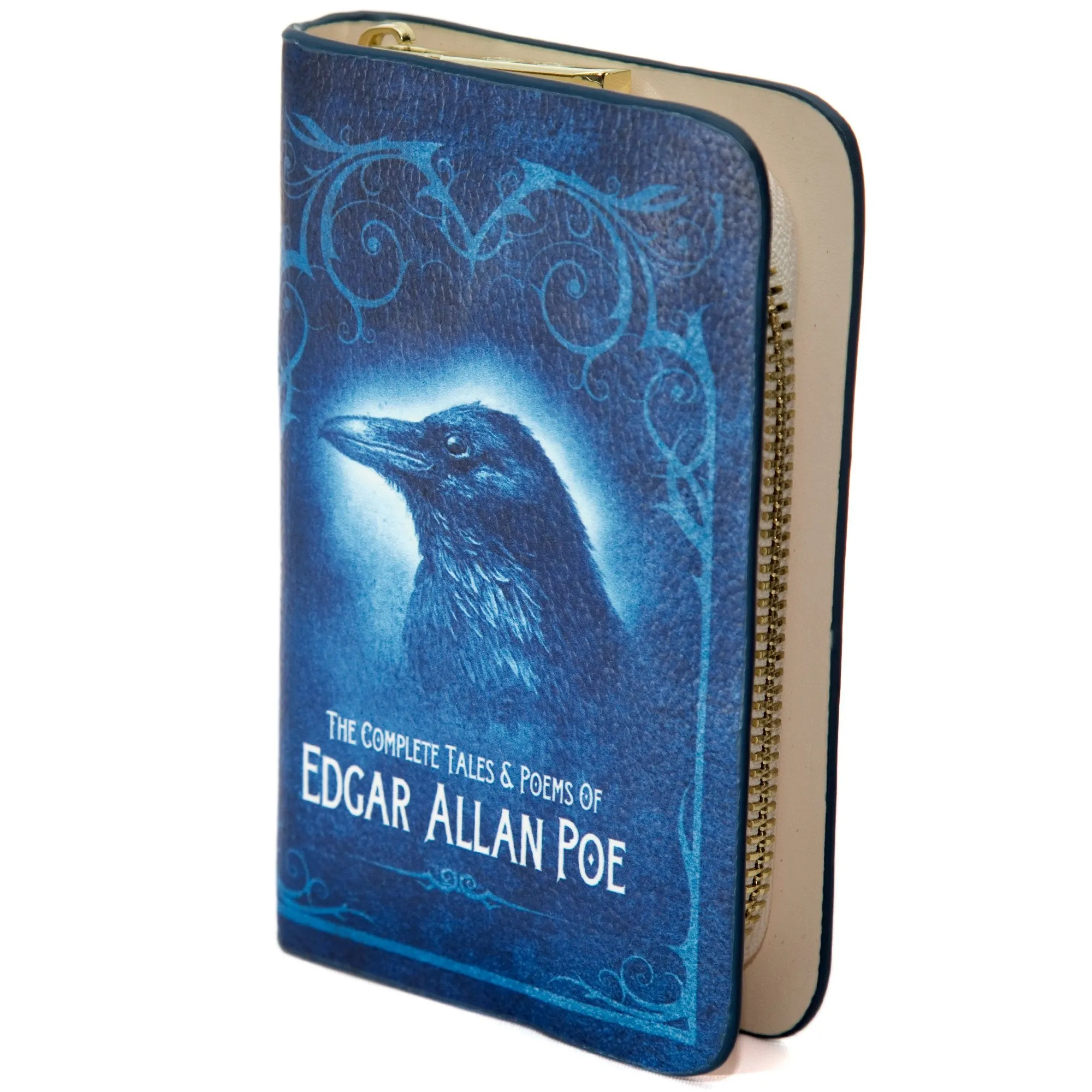 Edgar Allan Poe Book Zip Around Purse