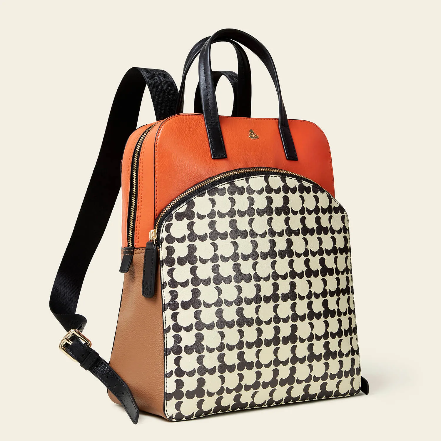 Emilia Backpack in Eclipse Chocolate with Adjustable Straps and Durable Design