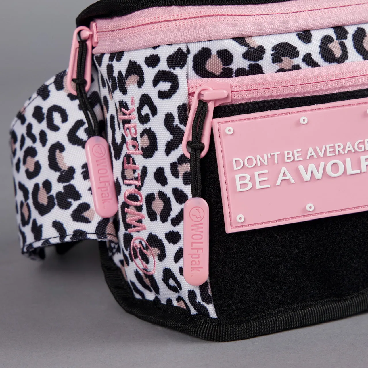 Fanny Pack Leopard Pink Zip