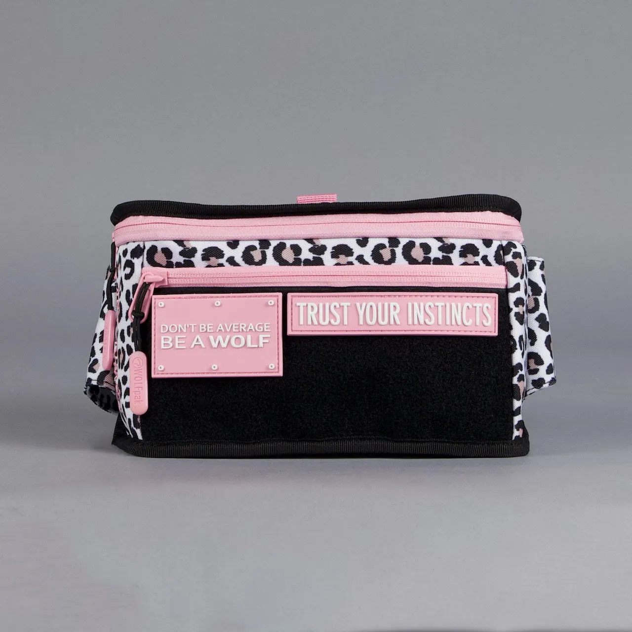 Fanny Pack Leopard Pink Zip