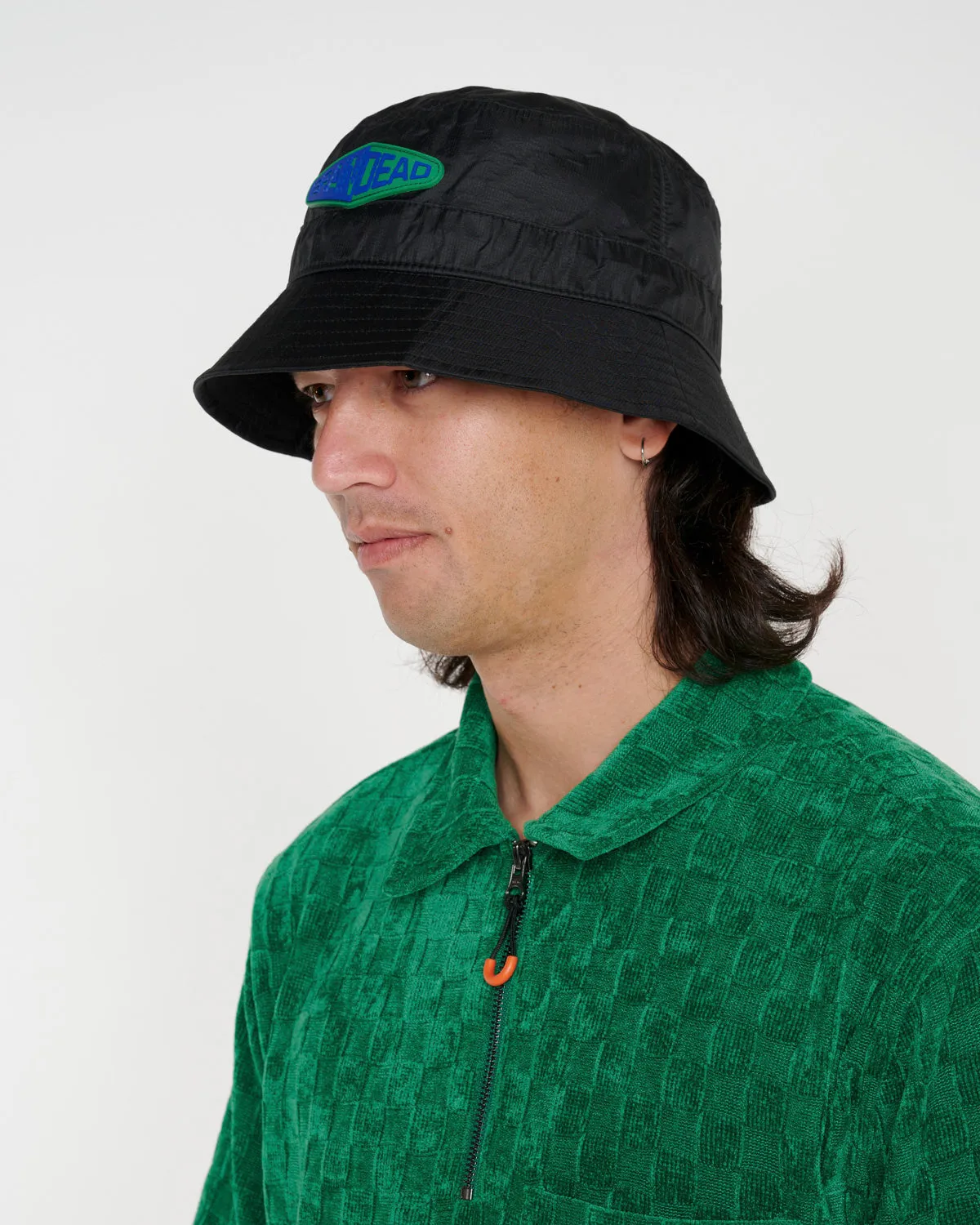 Fisheye Cinch Bucket Hat - Black