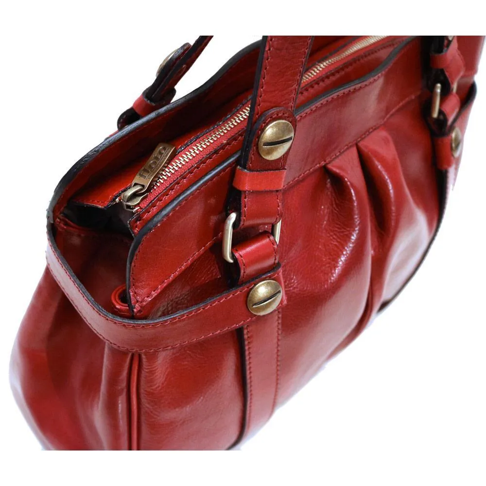 Floto Leather Milano Shoulder Bag