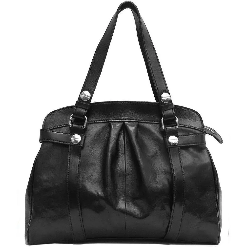 Floto Leather Milano Shoulder Bag