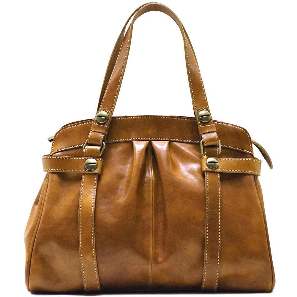 Floto Leather Milano Shoulder Bag