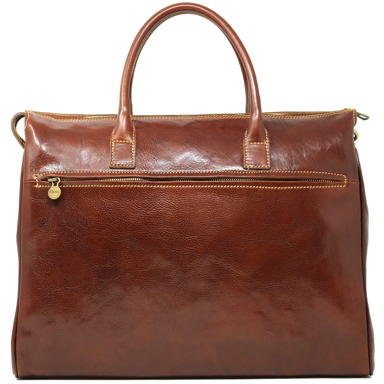 Floto Leather Milano Shoulder Tote