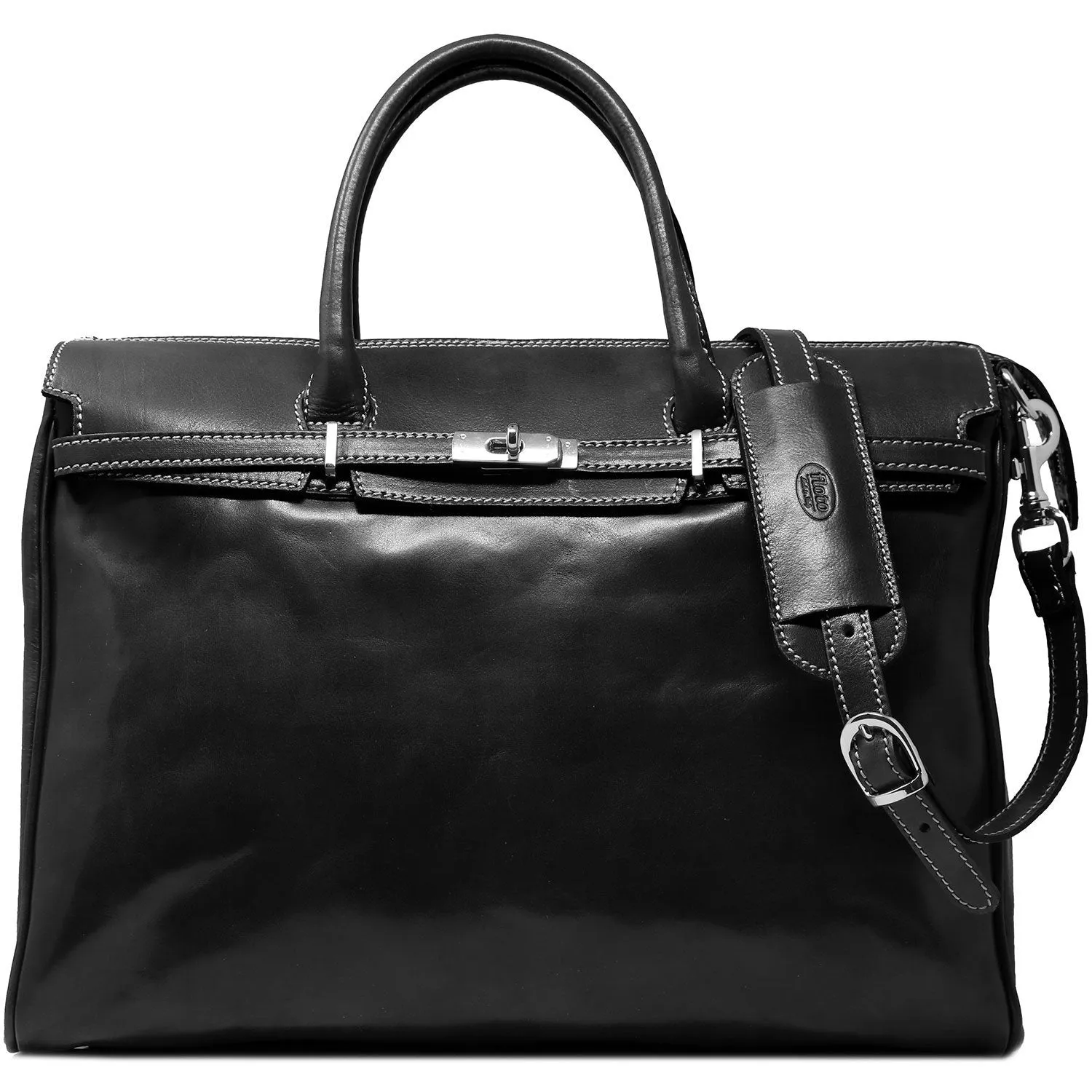 Floto Leather Milano Shoulder Tote