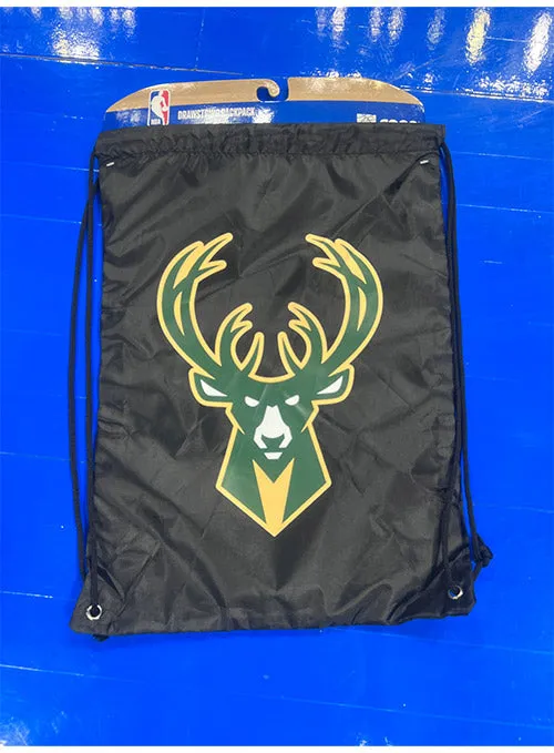 FOCO Big Logo Milwaukee Bucks Drawstring Bag