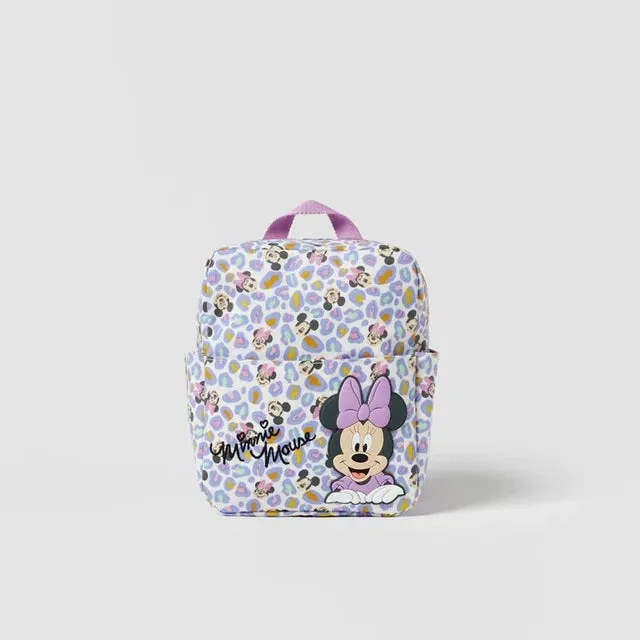 Girl's Backpack Mickey Mouse Cartoon Pattern Large Capacity School Bag for Kindergarten Boy KidsTravel Bag