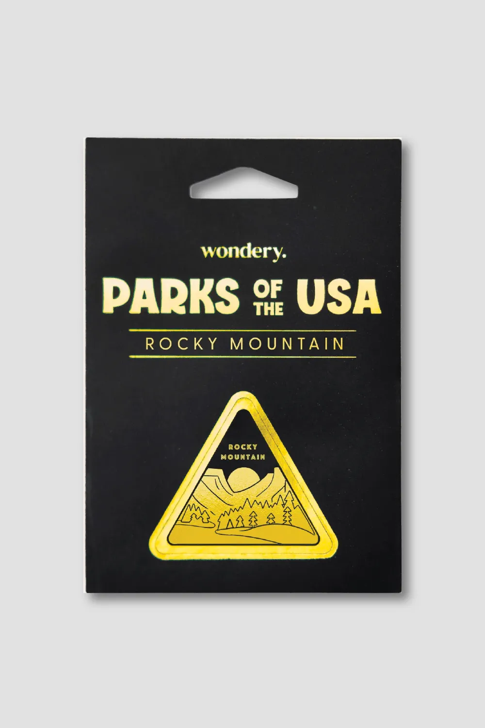 Gold Parks of the USA Stickers