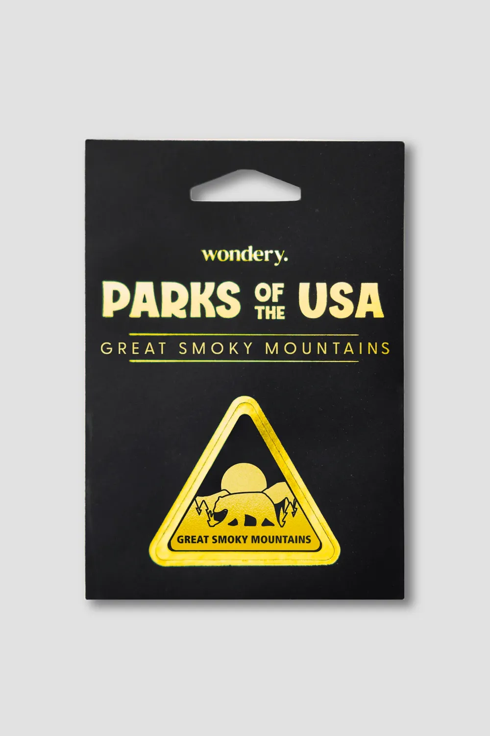 Gold Parks of the USA Stickers