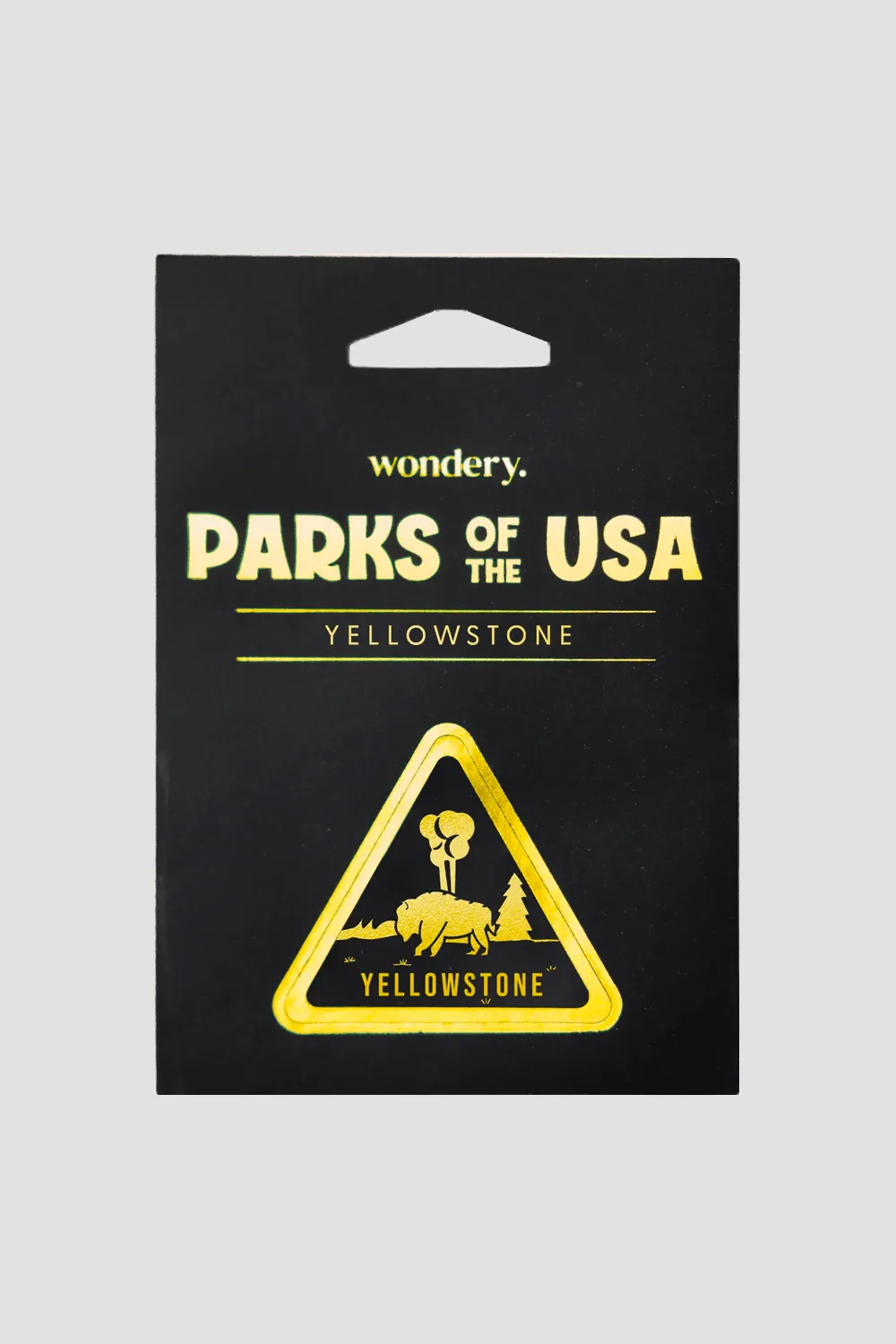 Gold Parks of the USA Stickers