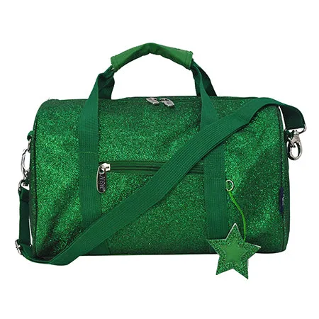 Green Mini Glitter NGIL Duffel Bag