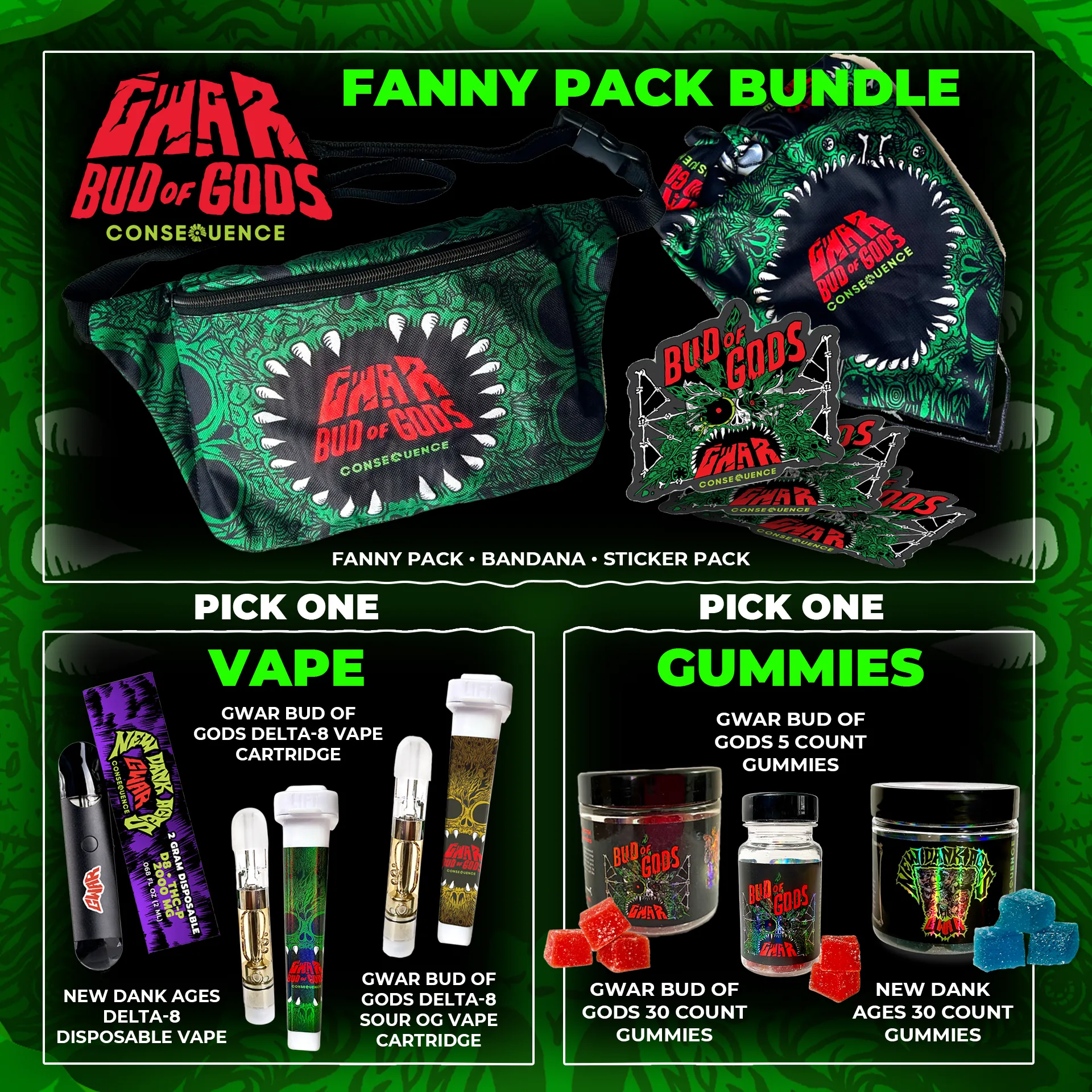 GWAR Bake Your 4/20 Bundle - Limited Edition