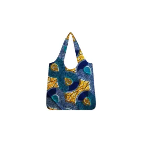 Handmade African Print Ankara Tote Bag | Ankara Shopping Bag - Phinis