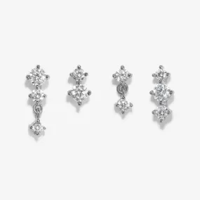 Hann stud earring set