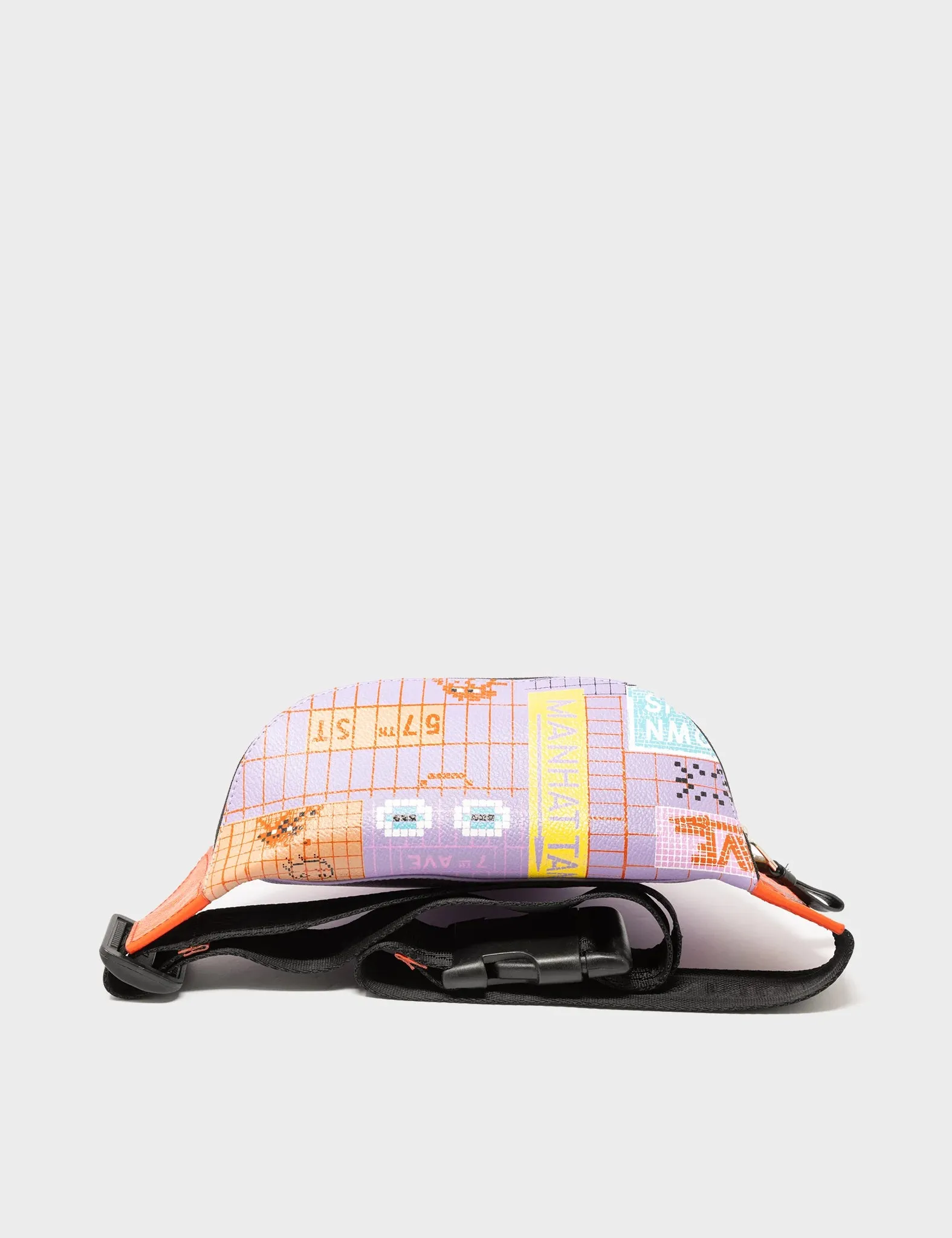 Harold Fanny Pack Lollipop Orange Leather - Subway Stories Design