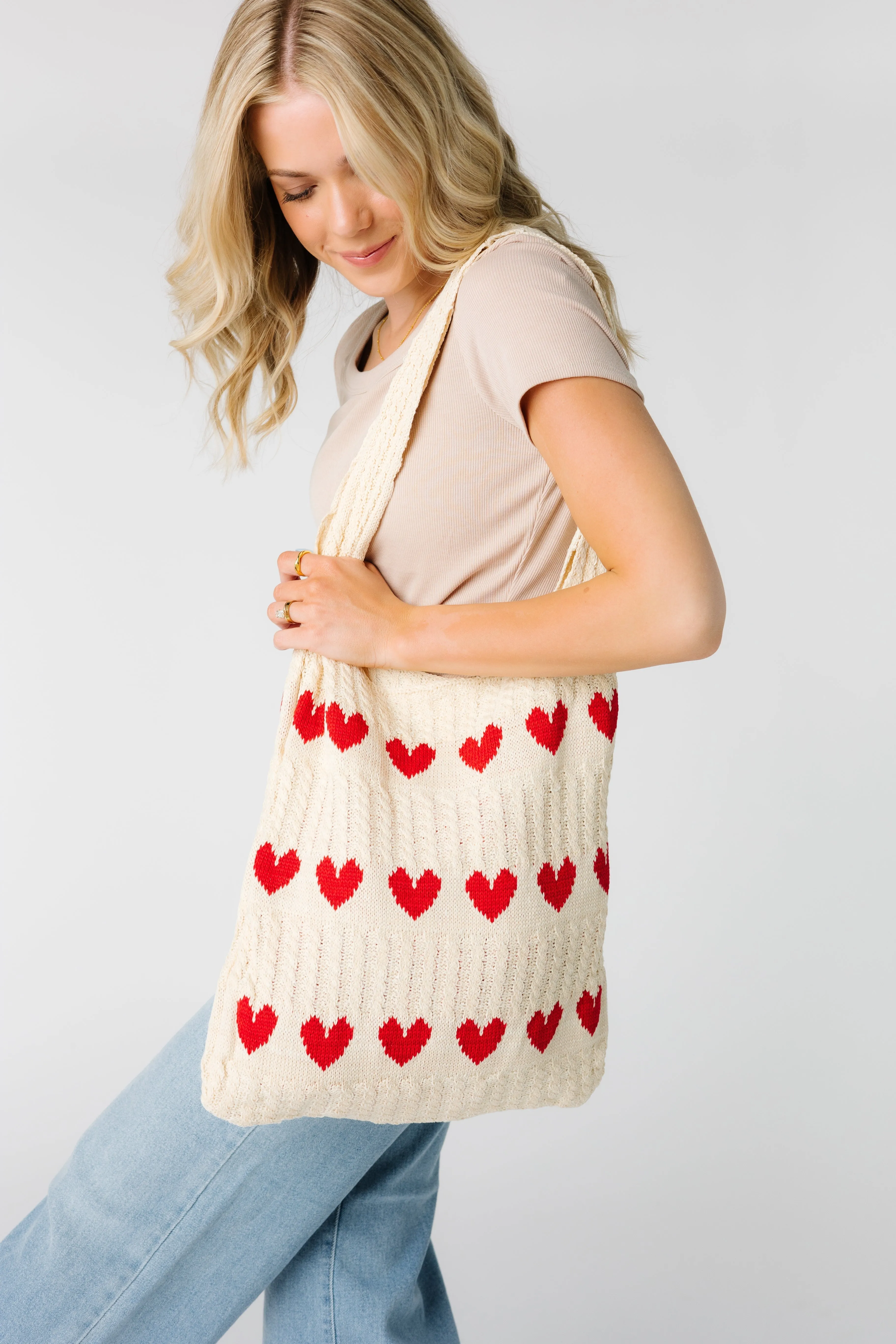 Heart Crochet Bag