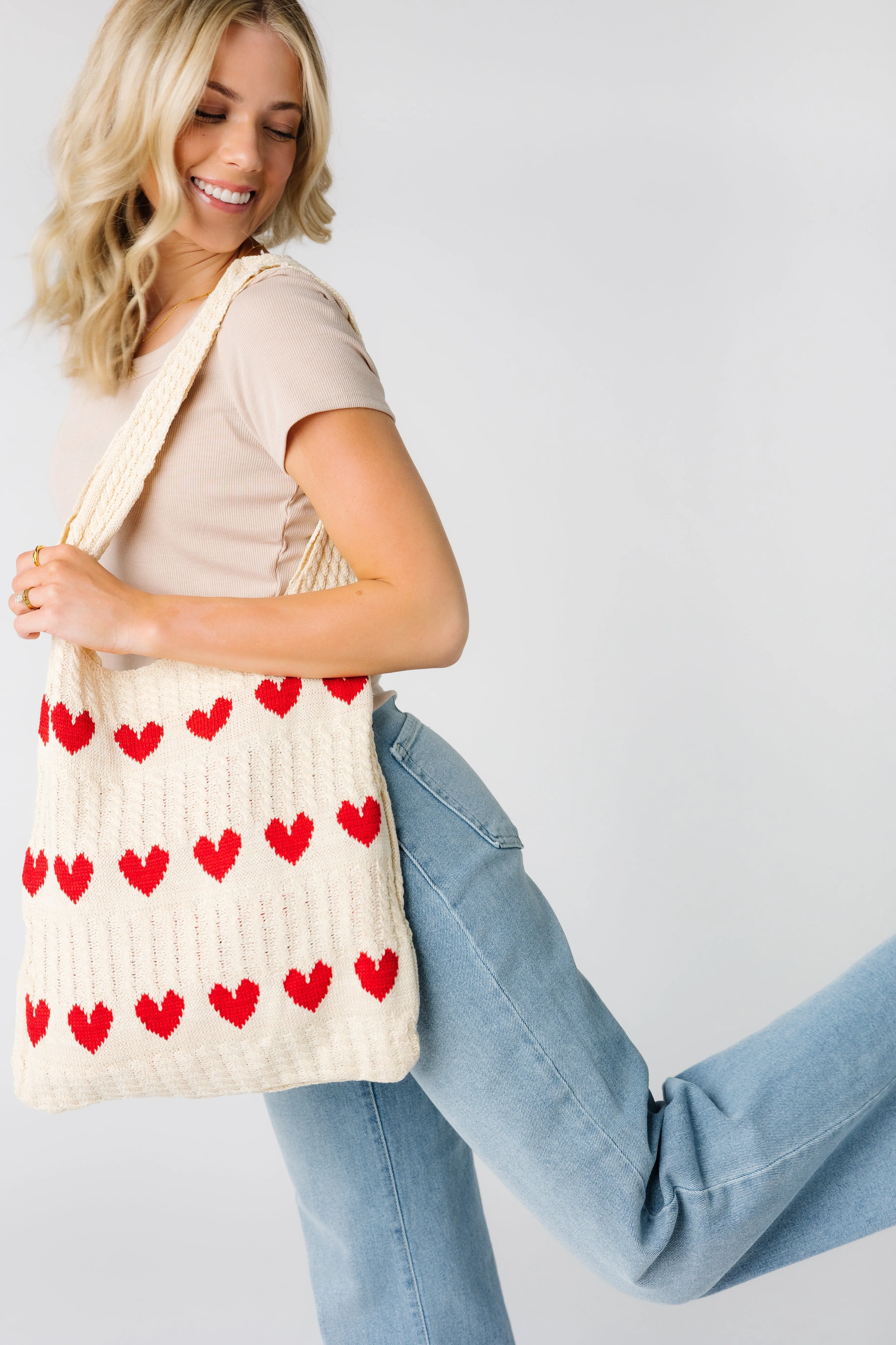 Heart Crochet Bag