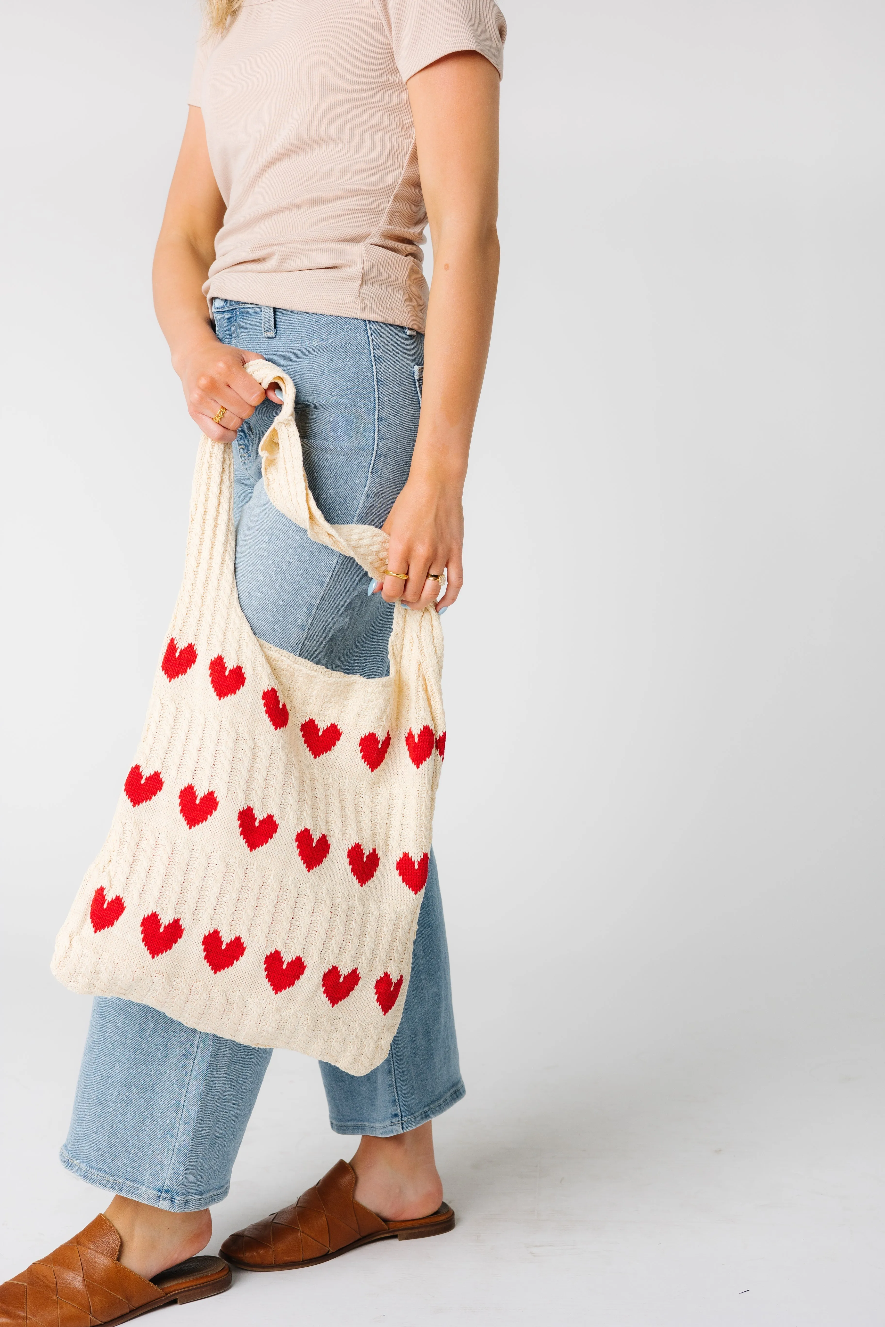 Heart Crochet Bag