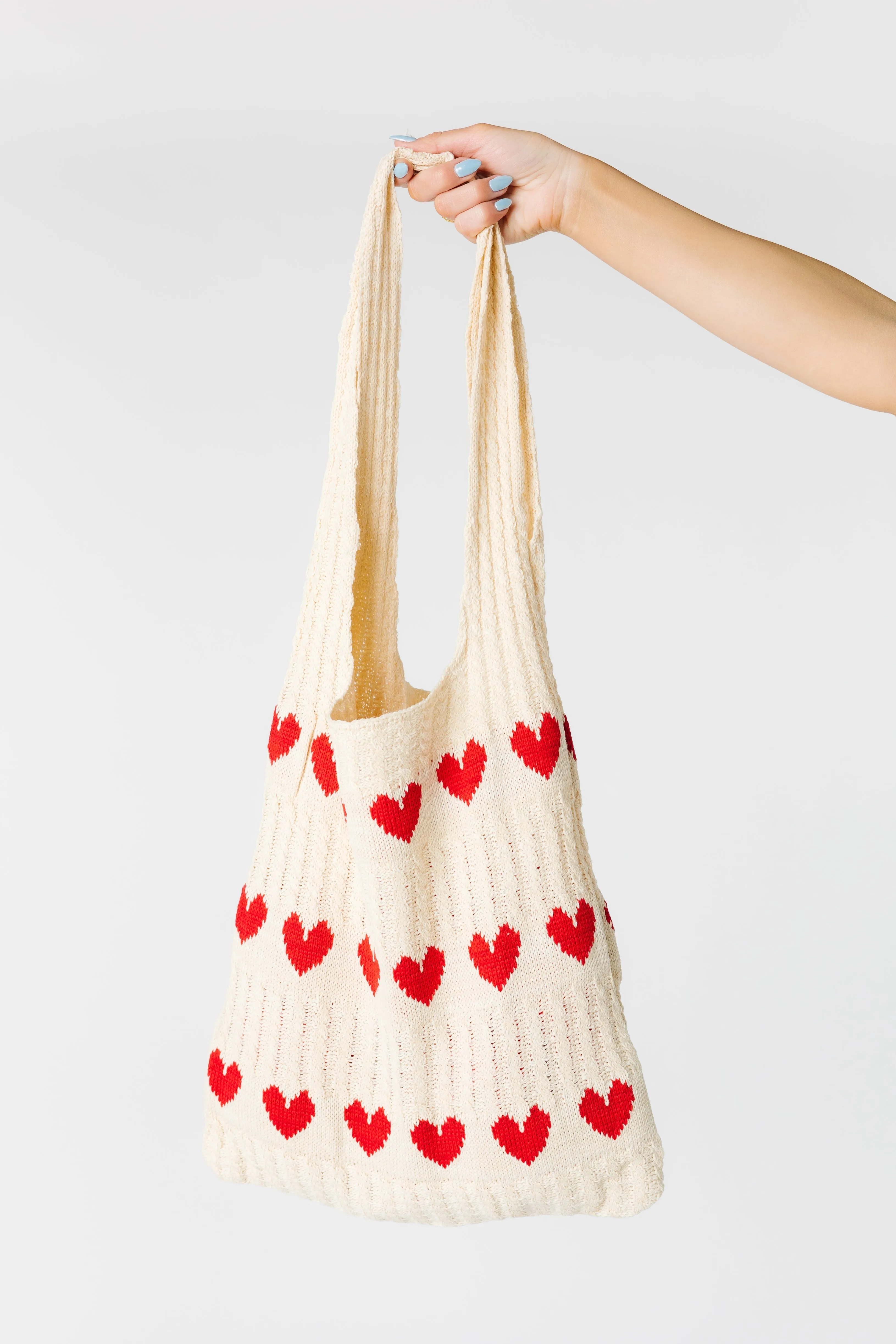 Heart Crochet Bag