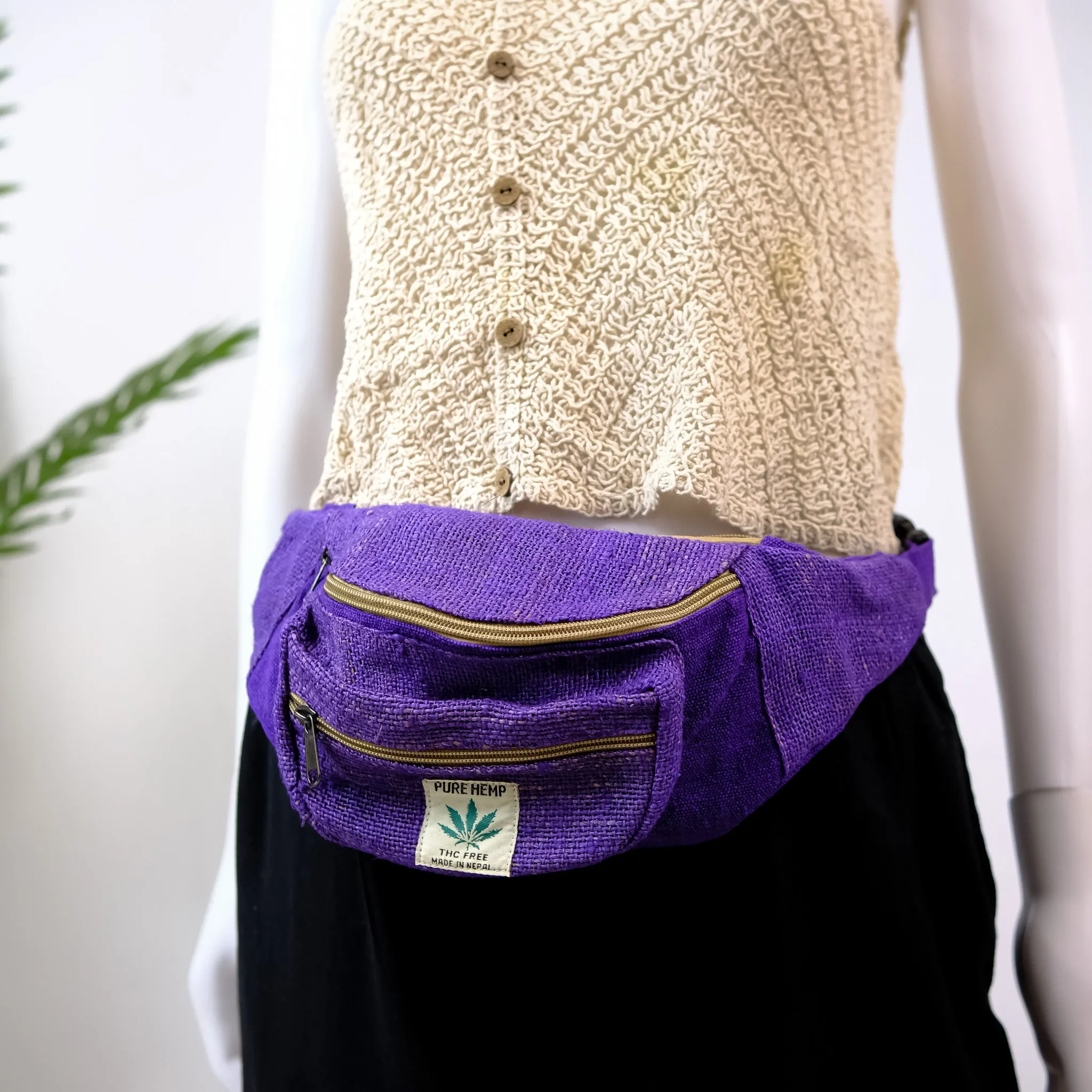 Hemp Unisex Fanny Pack