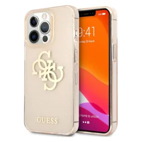 Iphone 13 Pro Guess Glitter Pink/Gold