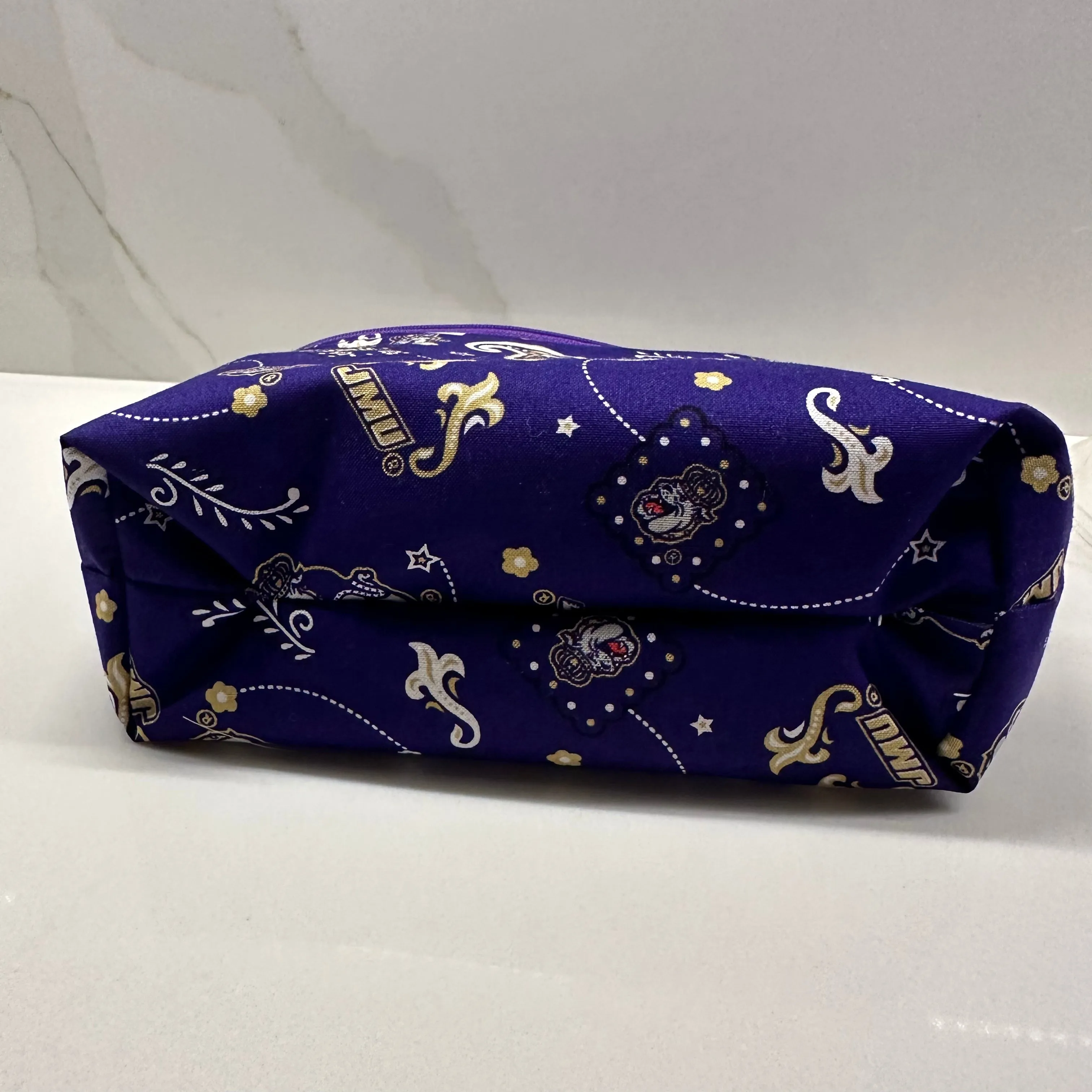 JMU Bandana Zipper Bag