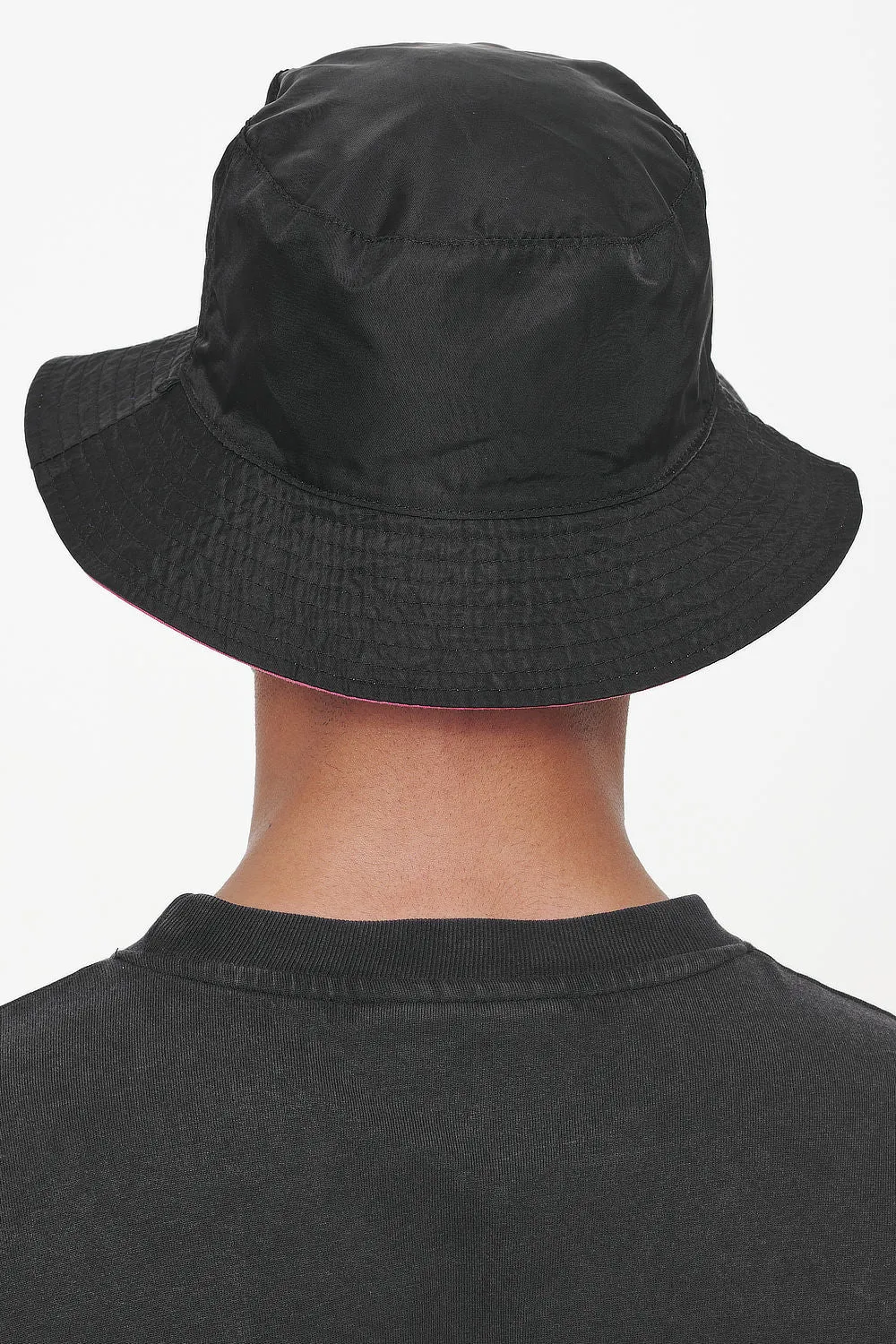 Juan Reversible Bucket Hat Black Strawberry