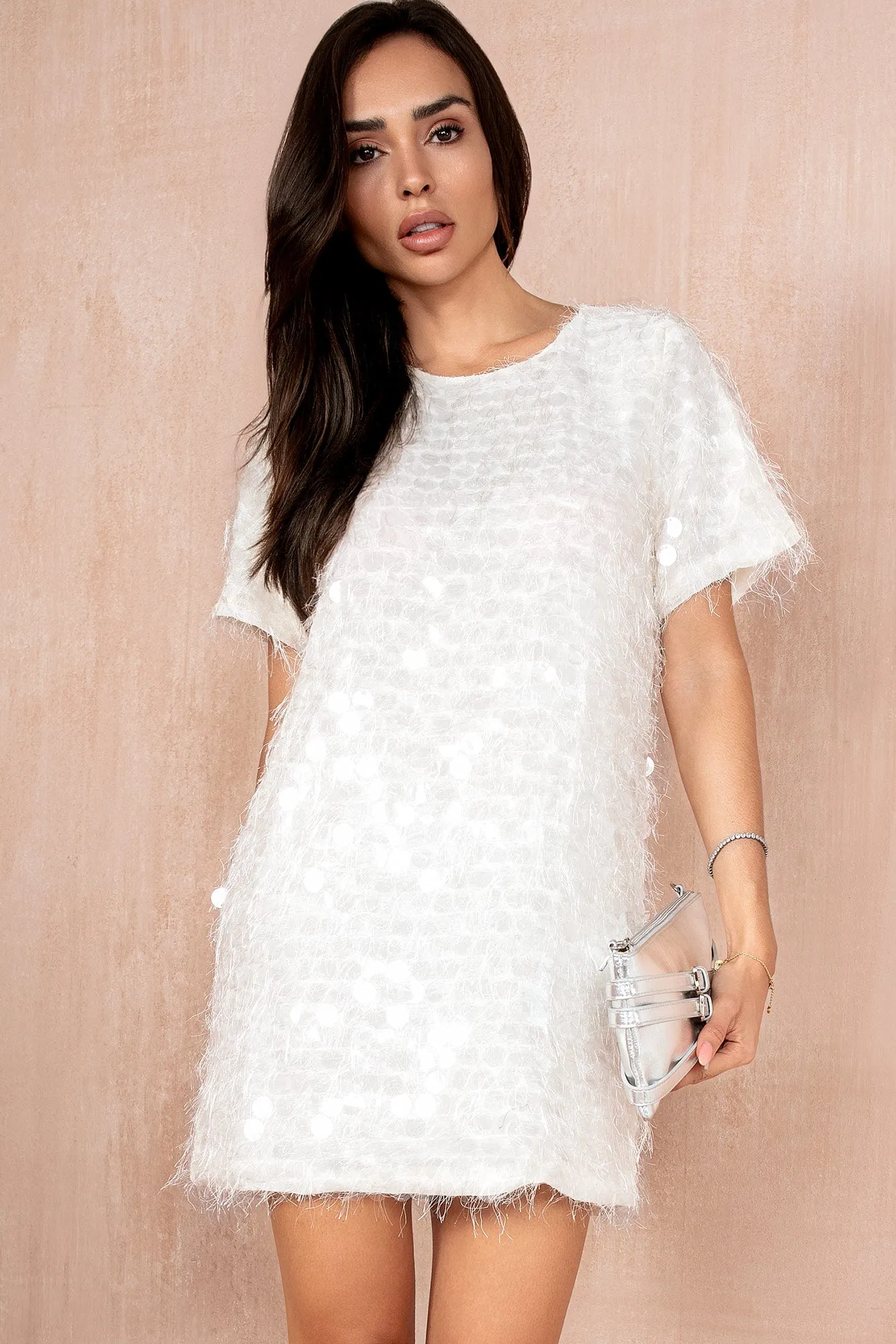 Karla Cream Disc Dress