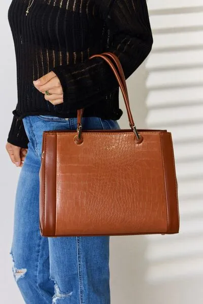 Keswick Textured Vegan Leather Handbag