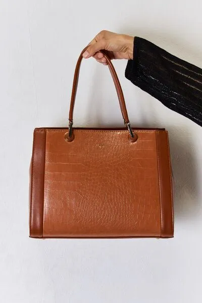 Keswick Textured Vegan Leather Handbag