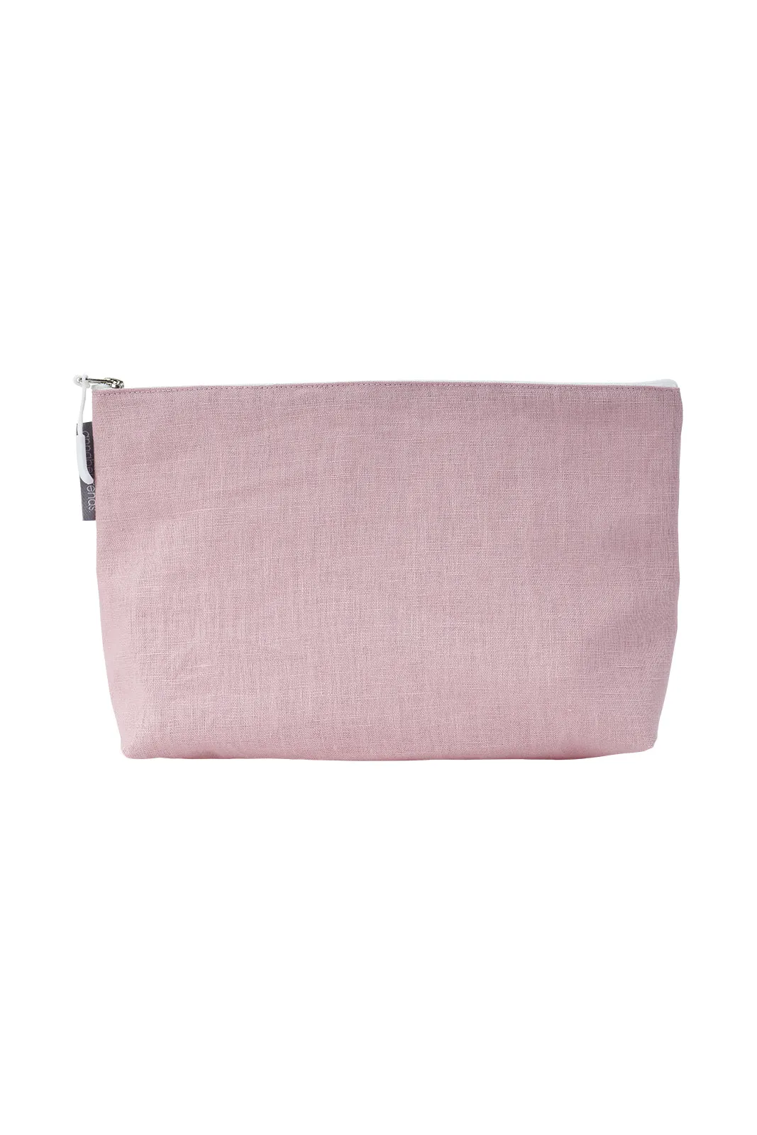 LINEN COS BAG LARGE - ROSE PINK