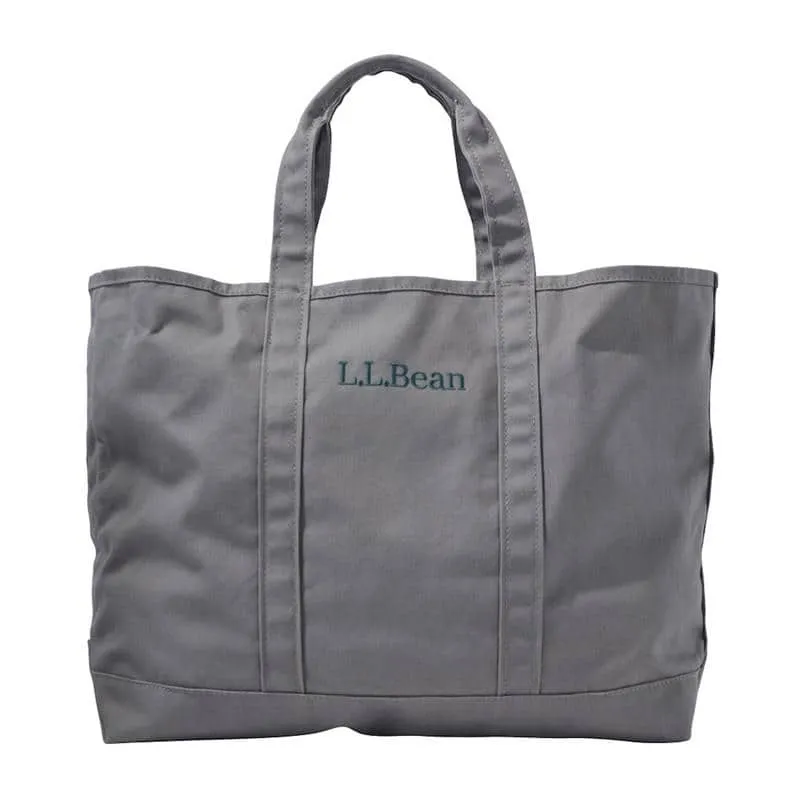 LL Bean Plain Canvas Tote Grey