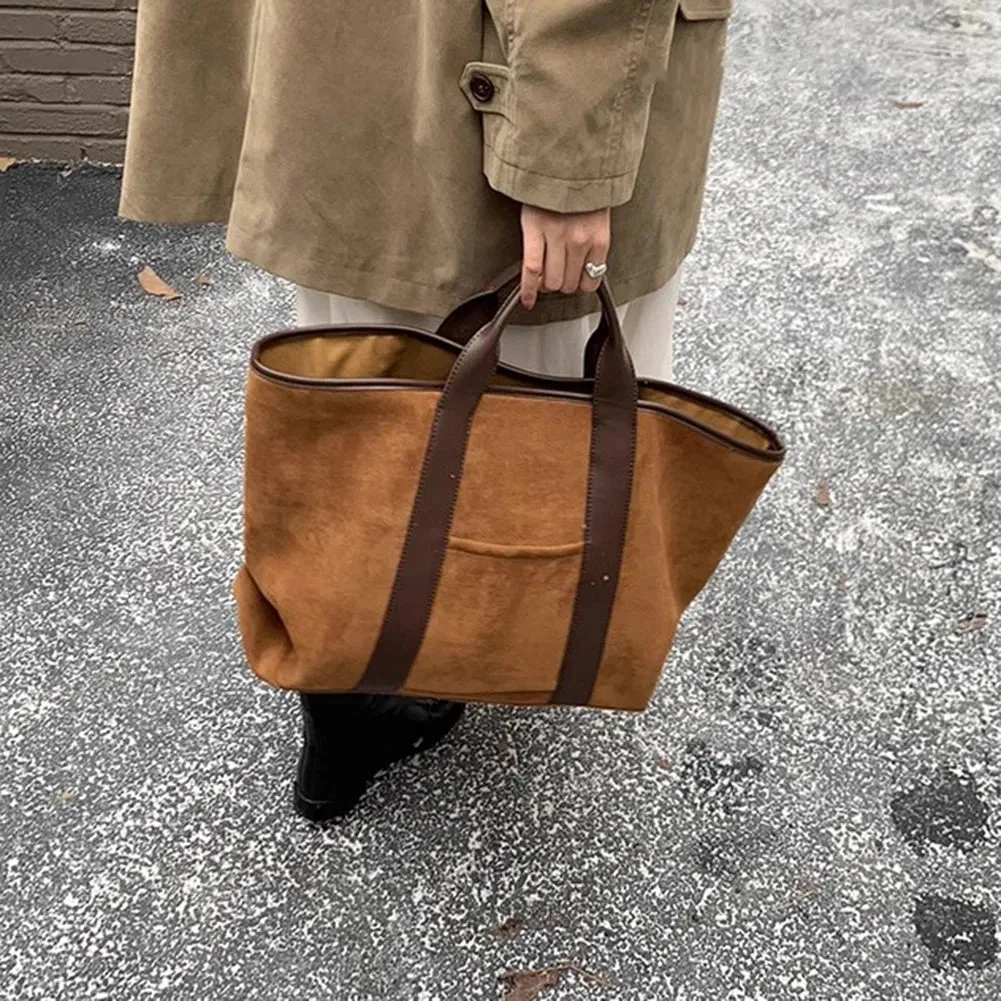 Margot - Faux suede tote bag