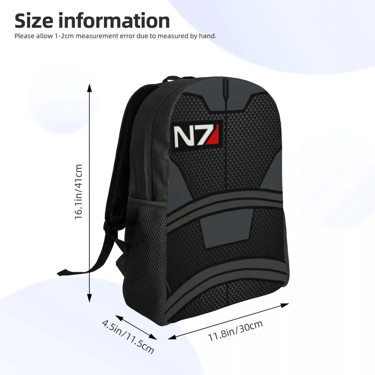 Mass Effect N7 Armor Travel Backpack