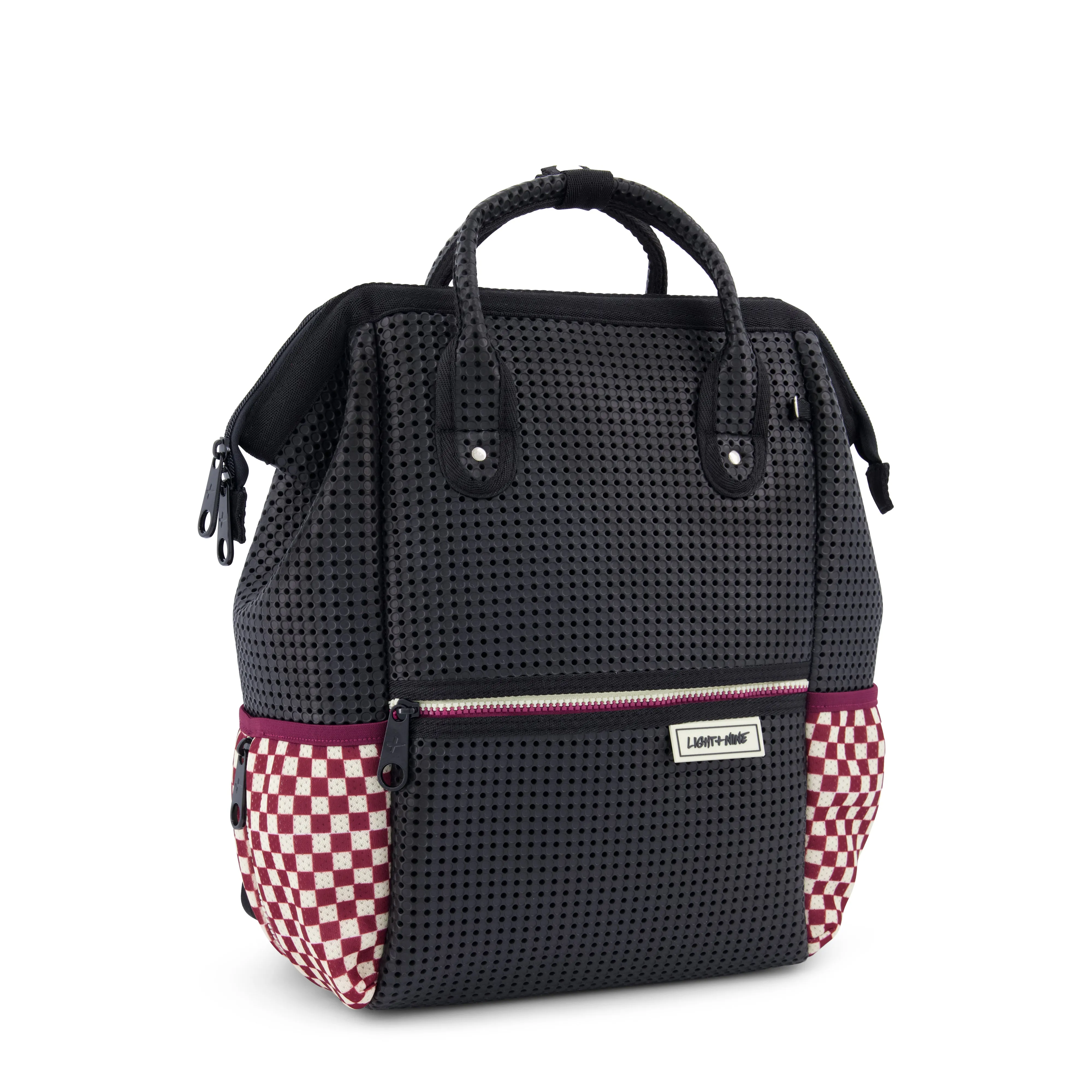 Master Short Backpack Checkered Brick