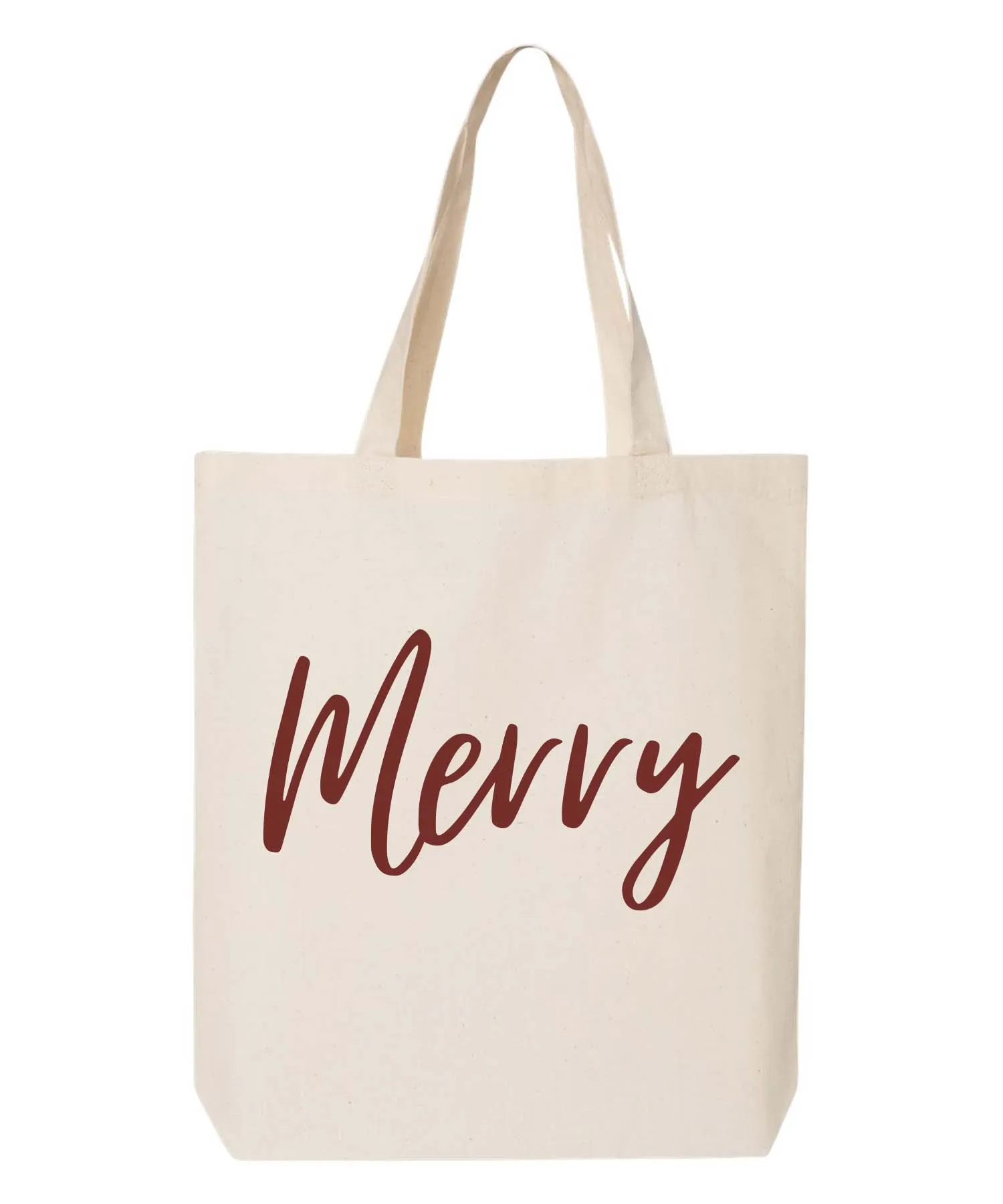 Merry Cotton Canvas Tote