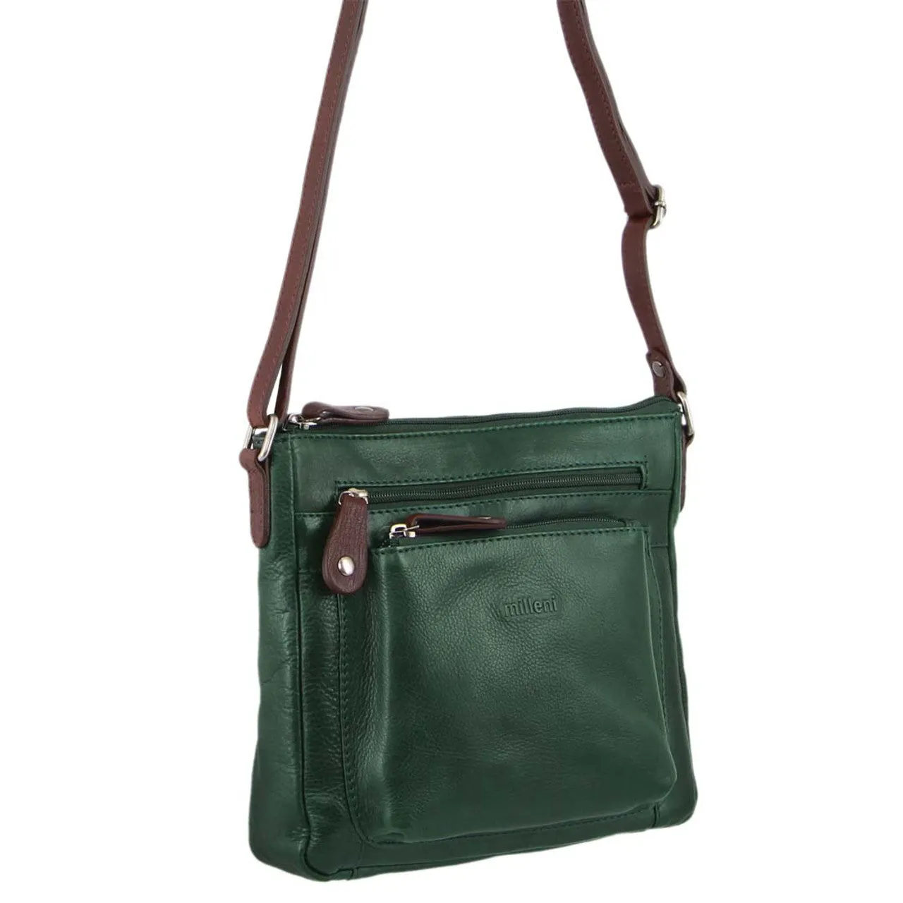 Milleni  Leather Cross Body Bag NL2598