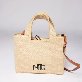 Mini MAG Raffia Tote