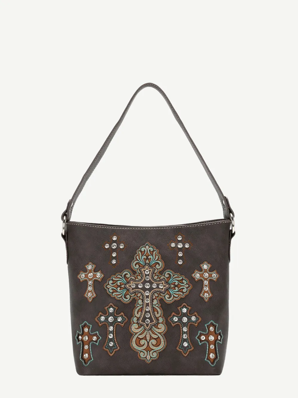 Montana West Embroidered Spiritual Concealed Carry Hobo