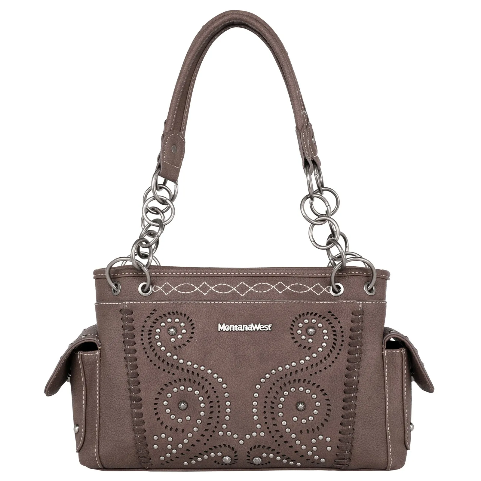 Montana West Laser Cut-out Swirl Concealed Carry Satchel