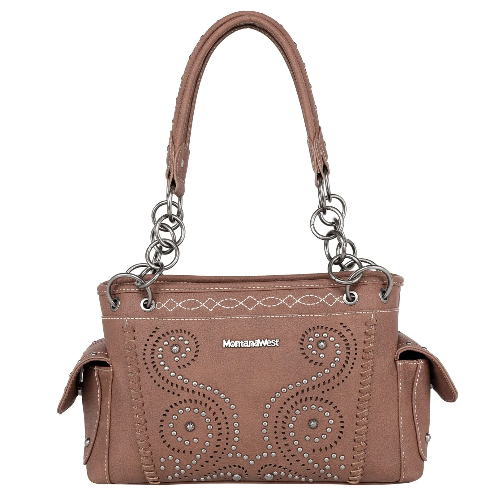 Montana West Laser Cut-out Swirl Concealed Carry Satchel