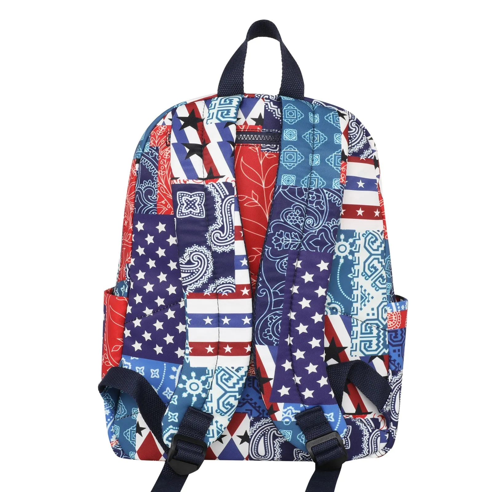 Montana West Starts Stripes Paisley Print Backpack