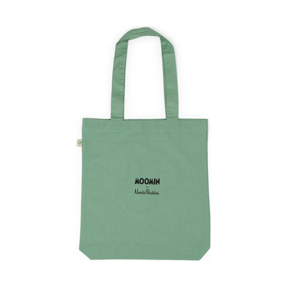 Moomin Night Tote Bag Green - Nordicbuddies