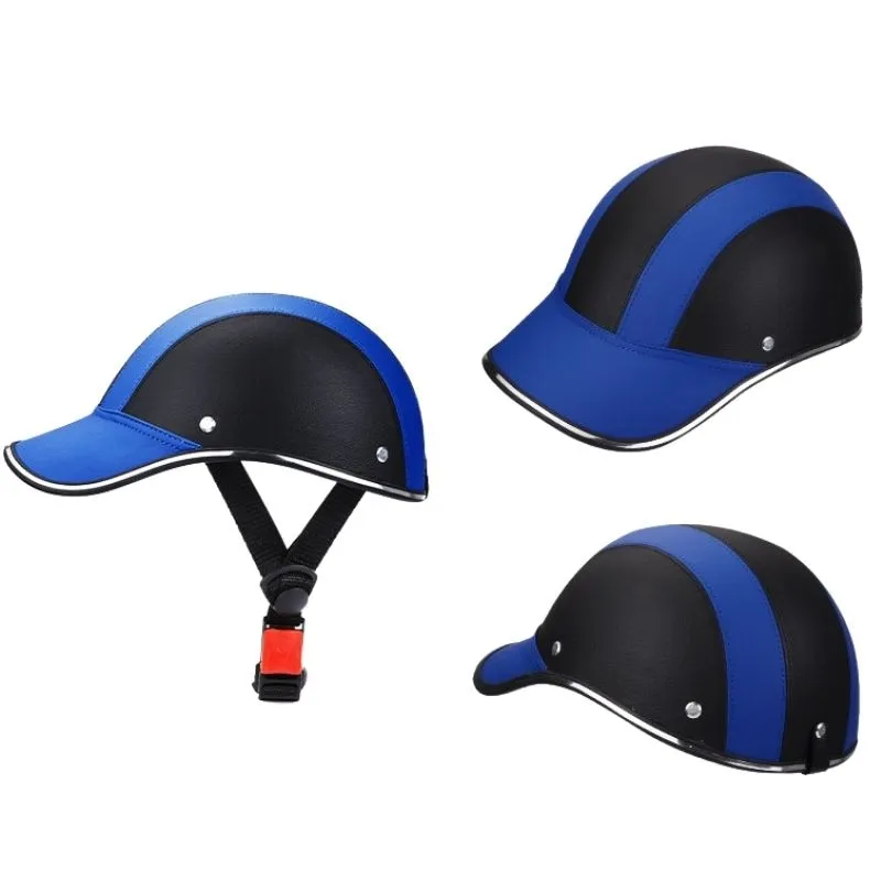 Motorcycle Half Helmet Baseball Cap for Women