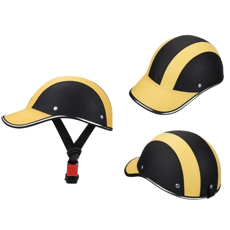 Motorcycle Half Helmet Baseball Cap for Women