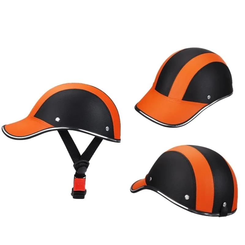 Motorcycle Half Helmet Baseball Cap for Women