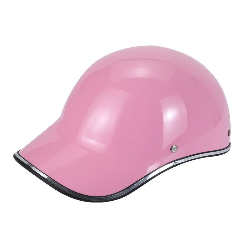 Motorcycle Half Helmet Baseball Cap for Women